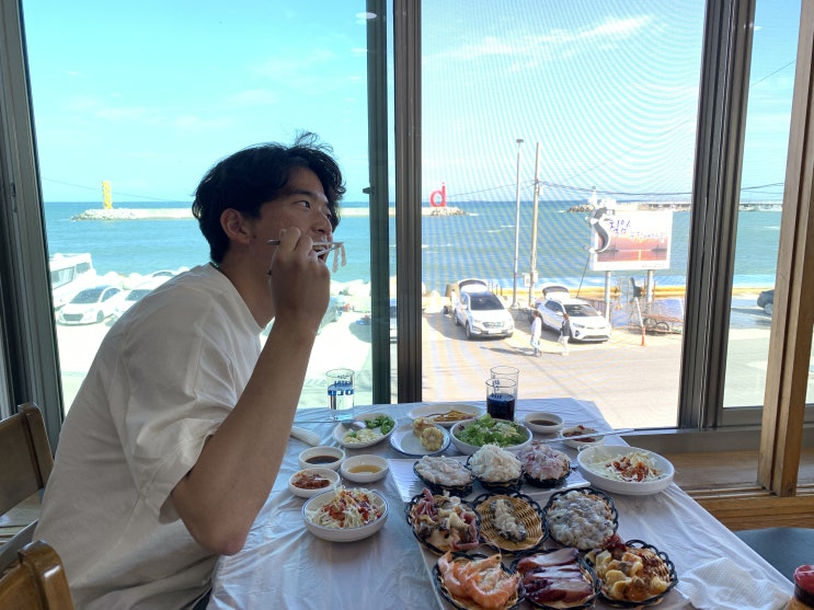  다채로운 해산물을 맛볼 수 있는 해물한상, 부산 일광 맛집, 황금어장