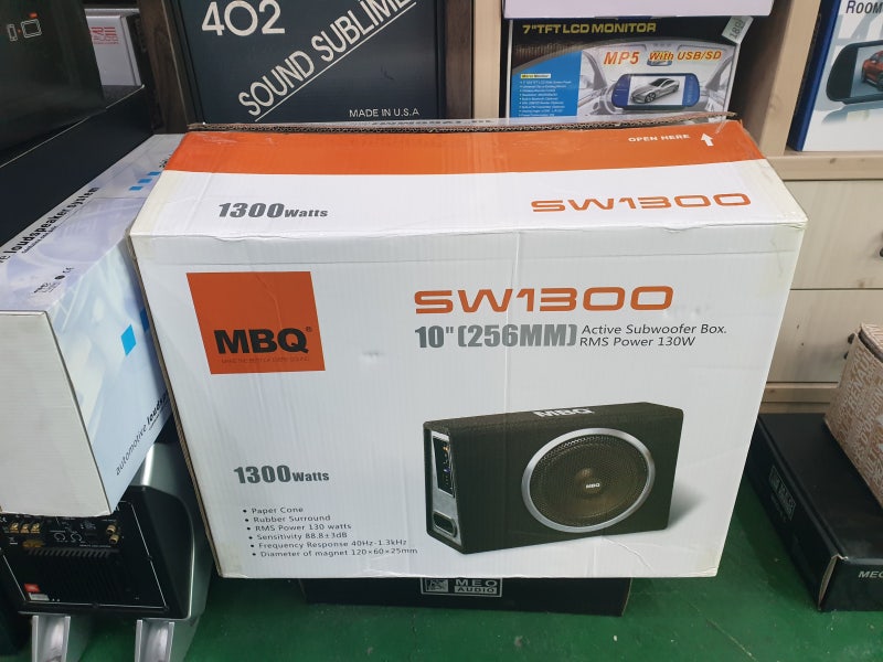 올 뉴 쏘렌토 서브우퍼 장착 MBQ SW 1300 파워앰프일체형 서브우퍼 저음 베이스 보강 우퍼 : 네이버 블로그