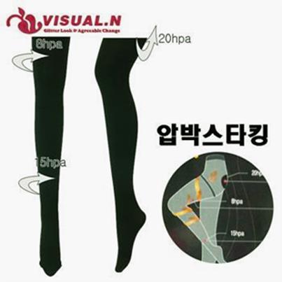  [비주얼엔] 3sc252 단계별 슬림 압박 타이즈(210D) (12,500원)