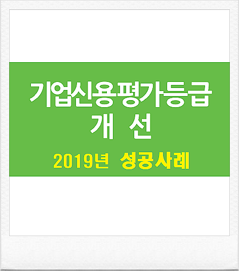  2019년 기업신용평가등급 개선 사례