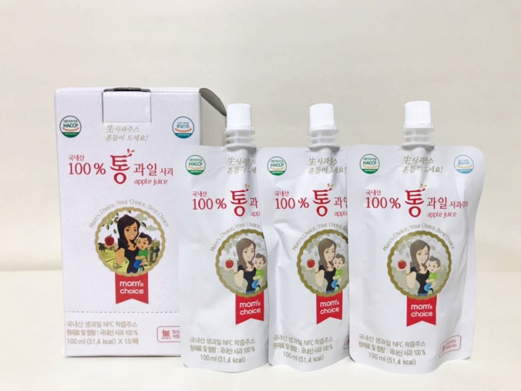  현명한엄마의 현명한선택, 맘스초이스 예산사과즙 사과액기스