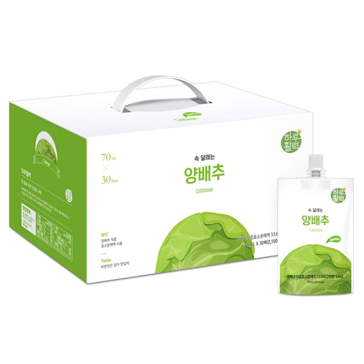   하루활력 속 달래는 양배추 70ml 30팩 