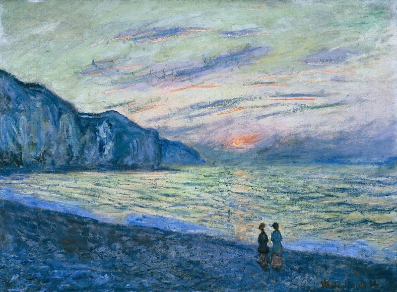 [글을탐하다] 푸르빌 해변 일출·끌로드 모네(Claude Monet ·1840-1926) : 네이버 블로그