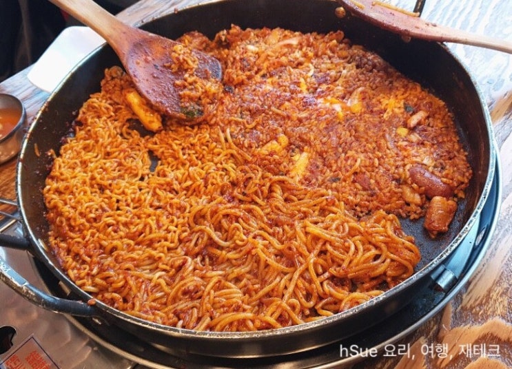  [유가네 닭갈비] 가성비 좋은 해운대 유가네닭갈비, 치즈 듬뿍 닭갈비 철판볶음밥