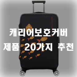  캐리어보호커버로 캐리어를 보호해요~