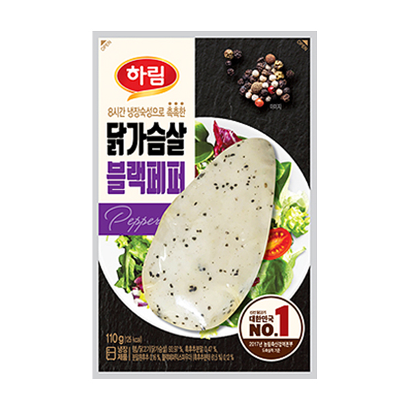  하림 닭가슴살 블랙페퍼 110g 1개 