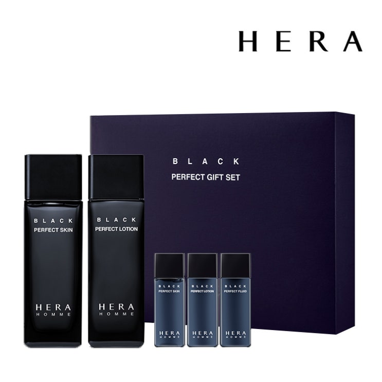   헤라 옴므 블랙 퍼펙트 2종 세트 스킨120ml로션120ml 증정스킨 로션 플루이드 1set 스킨120ml로션120ml증정 