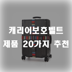  캐리어 보호벨트 챙기는거 아시죠?