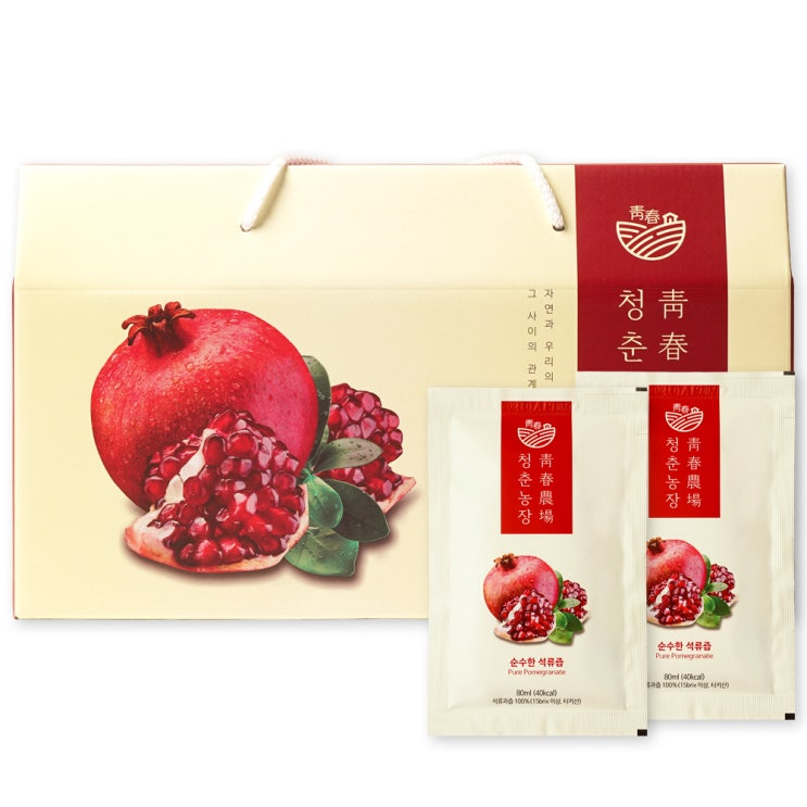   청춘농장 순수한 석류즙100 80ml 30개 