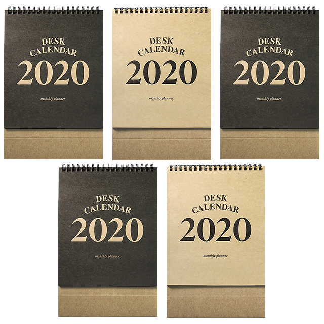   크라프트 2020 탁상달력 5p 랜덤 발송 
