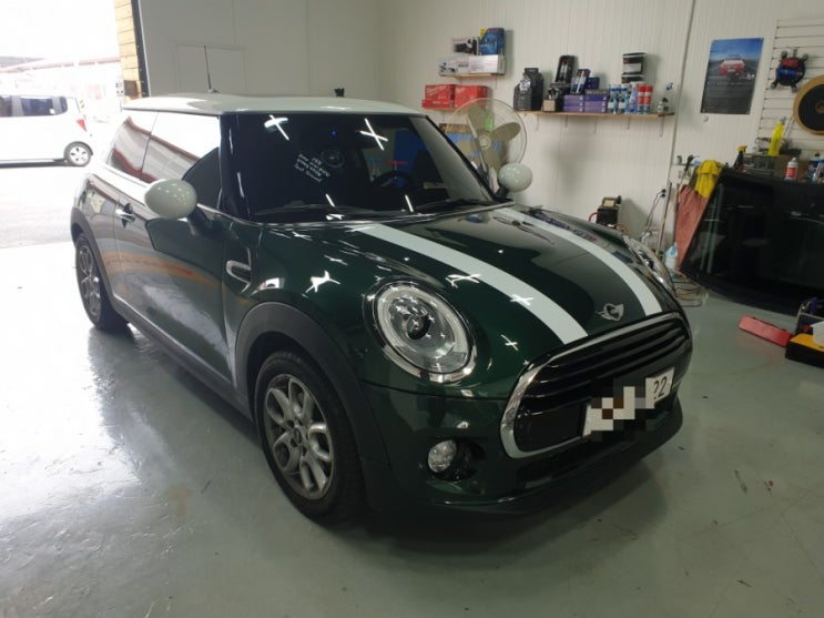  하남유리교환 자동차유리 앞유리 보험처리 BMW MINI