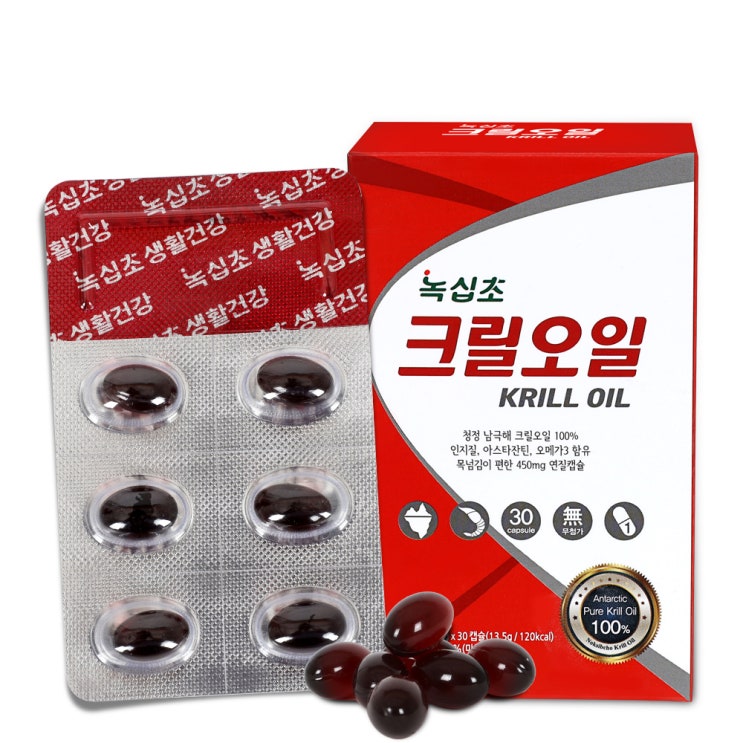   녹십초 크릴오일 135g 1개 