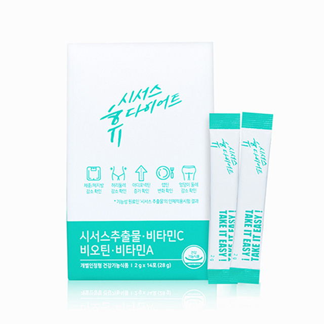   랩핏 시서스 휴 다이어트 2g x 14포 가루 분말 추출물 스틱 뉴트라팜텍 1박스 14스틱 
