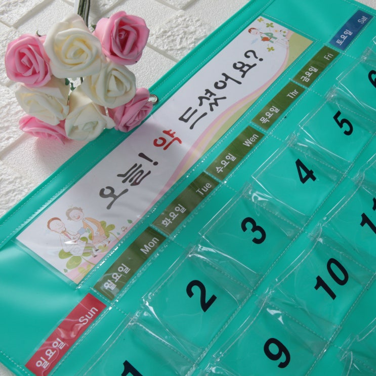   오시리약달력 월간 일반형 민트엄마 약 드셨어요 