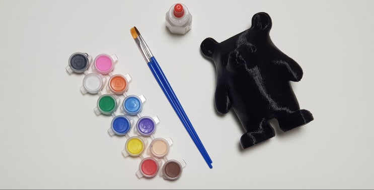 3D 프린팅 인형 아트토이 채색 체험 놀이 :: 흑곰 ~ 너의 변신은 무죄!!! [ 쓰리디토피아 ]