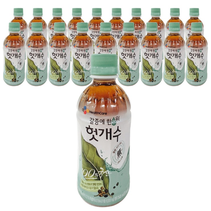  최저가확인  CJ헬스케어 헛개수 340ml 20개 