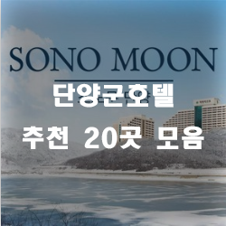  단양 호텔 추천 리스트에요 좋은 하루 보내세요~