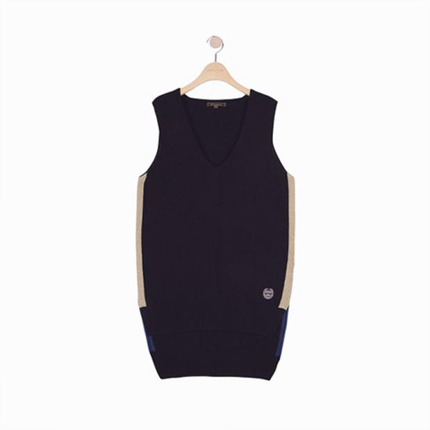  [Thursday Island]_T196MVT133W_배색 브이넥 베스트 (111,300원)