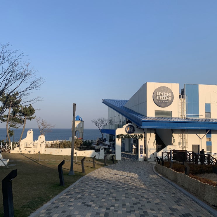  삼척 쏠비치 마마티라,산토리니 광장 까지