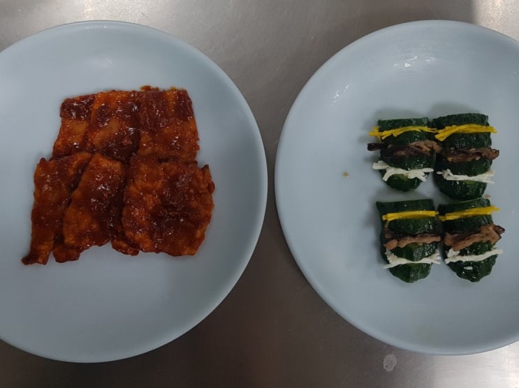 한식 조리 기능사 도전 : 18일차 수업하기 / 오이선 만들기 / 제육구이 만들기 / 한식 조리 기능사 따기 / 한식 조리사 실기 준비 과정 / 자격증 도전하기 한식 조리 기능사 도전 : 18일차 수업하기 / 오이선 만들기 / 제육구이 만들기 / 한식 조리 기능사 따기 / 한식 조리사 실기 준비 과정 / 자격증 도전하기