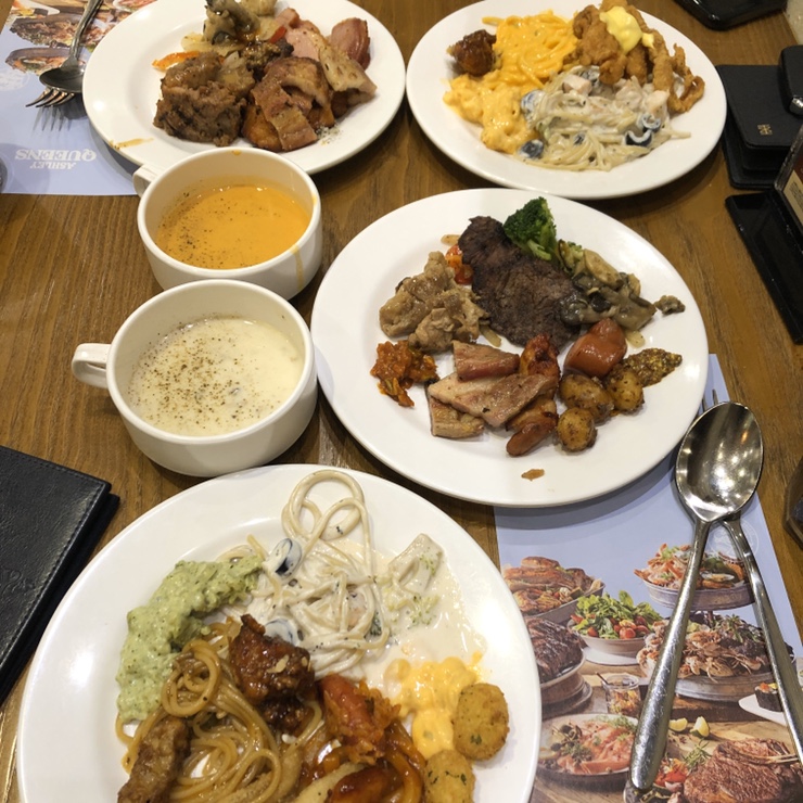  부천 소풍 뉴코아 애슐리 퀸즈 간 평일 디너 후기