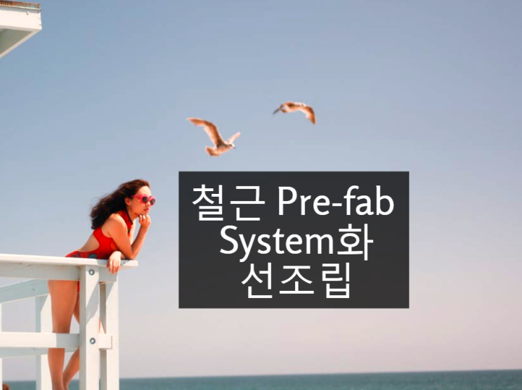 철근 Pre-fab (성력화, System, 선조립)