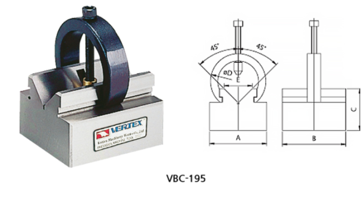 버텍스(VERTEX) V블록 클램프/v블록/버텍스/VERTEX/온마당/onmadang/클램프/브이블록/브이블럭/V블럭/VBC-195/VBC-196/VBC-197