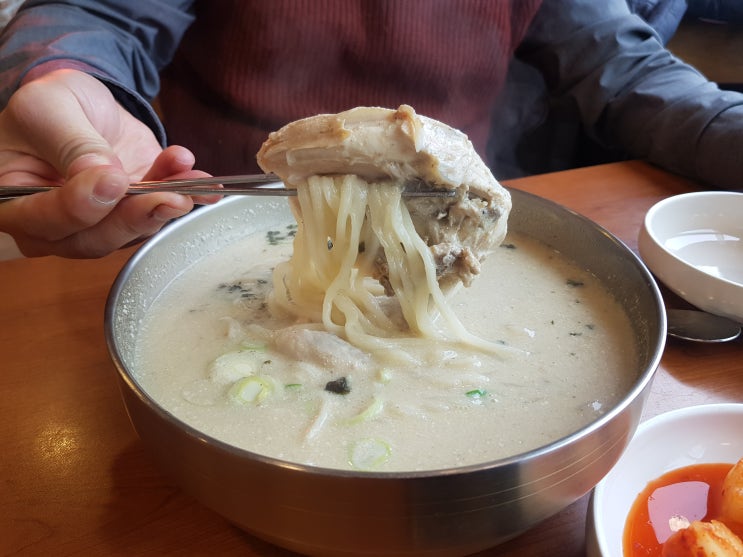  행신동 고향삼계탕닭국수 가라뫼 들깨칼국수 맛집