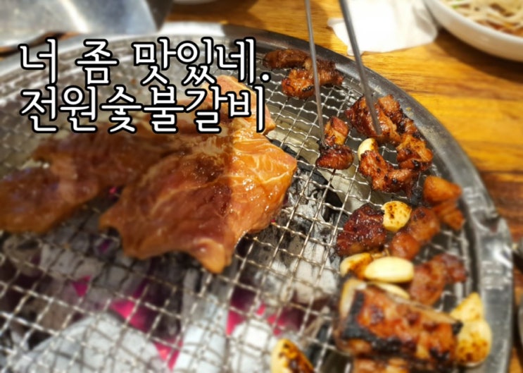  [텍폴맛집] 전원숯불 집을 다녀오다 : 오늘은 아빠가 쏘는 날.