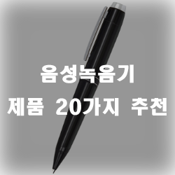  사소한 사건도 놓치지않을 음성녹음기 추천!!