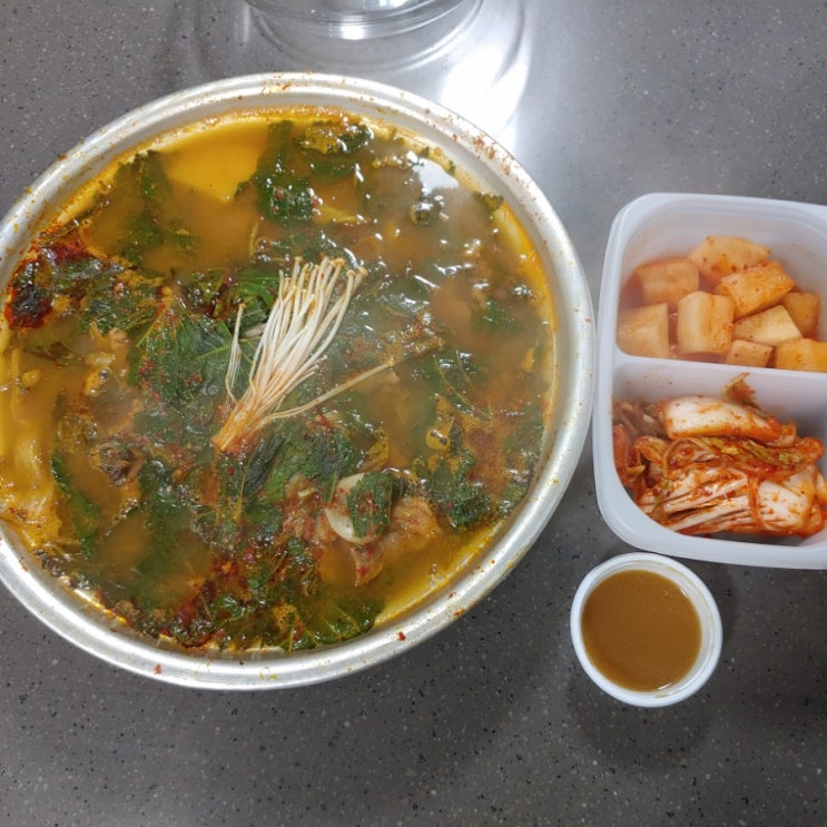  한우리해장국 : 평택 송탄 지산동 감자탕 배달 맛집