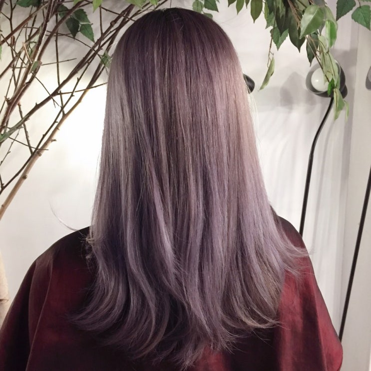  탈색 잘하는 미용실 홍대 까헤어, 애쉬 바이올렛 컬러 hongdae hair salon ash violet color