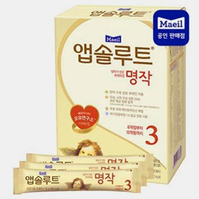  앱솔루트 명작 스틱분유 3단계(14gX20개입) x 1팩_MFAMS03203 (12,300원)
