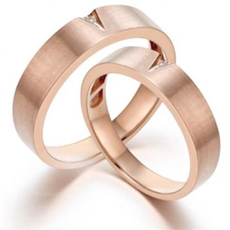  [커플레인] 14K 골드 남자 여자 커플반지 R14CR065 (517,700원)