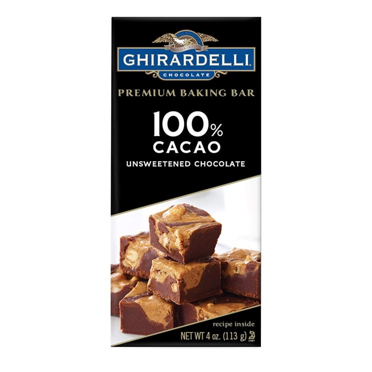  (오늘혜택) 기라델리 프리미엄 베이킹 바 초콜릿 1135g 100 Cacao Unsweetened 최저가