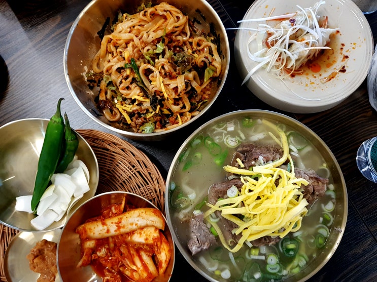  성수동 칼국수맛집 평이담백칼국수에서 점심 해결