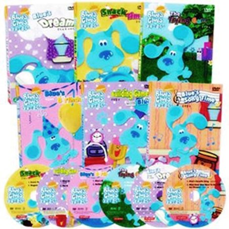  [DVD] Blue's Clues (블루스 클루스) 2집 - 6종세트 : 총 12개 에피소드 수록 (59,400원)