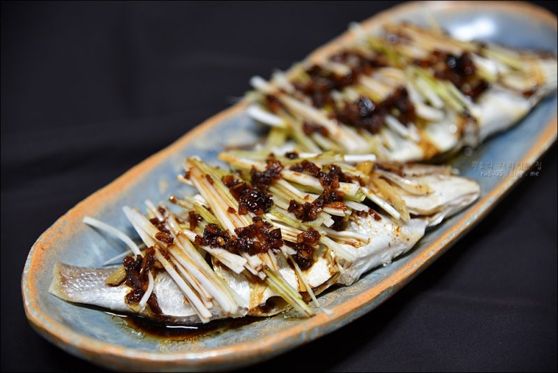 중국식 생선찜 / 통영 중앙전통시장의 반건어물이 좋아요.