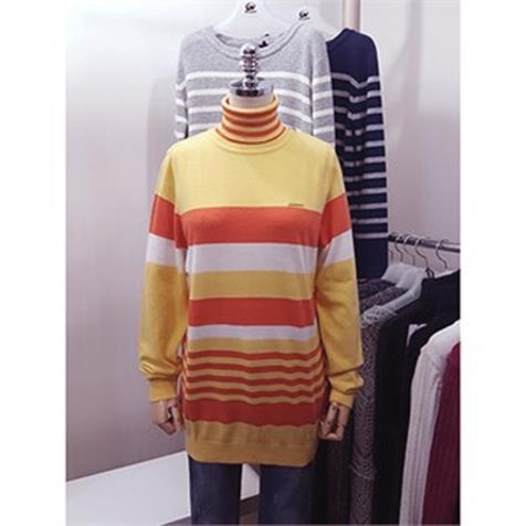  [나이스어스] 여성 단가라 롱 풀오버 목폴라 니트_DMJ2401 (29,000원)