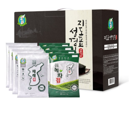  2020년 최저가 내일배송   지도표 재래식 전장김 30g x 4봉 + 녹차 전장김 30g x 4봉   [11,150원]