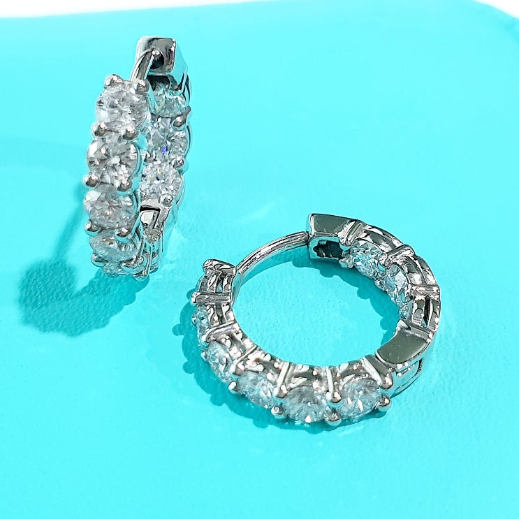  다이아귀걸이/링귀걸이(lab-grown diamond)