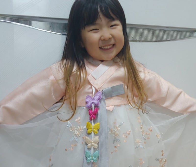 2020년 경자년 맞이 아이들 설빔구매후기.(밀리밤 한복)