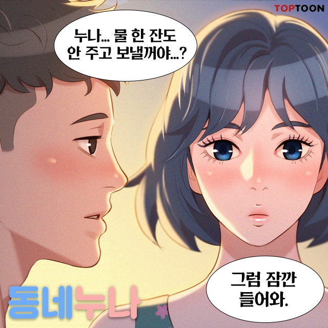  탑툰 동네누나