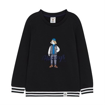  최저가확인  HAZZYS KIDS 남아 BIG 그래픽 자수 MTM T HOF83TM08P BK 