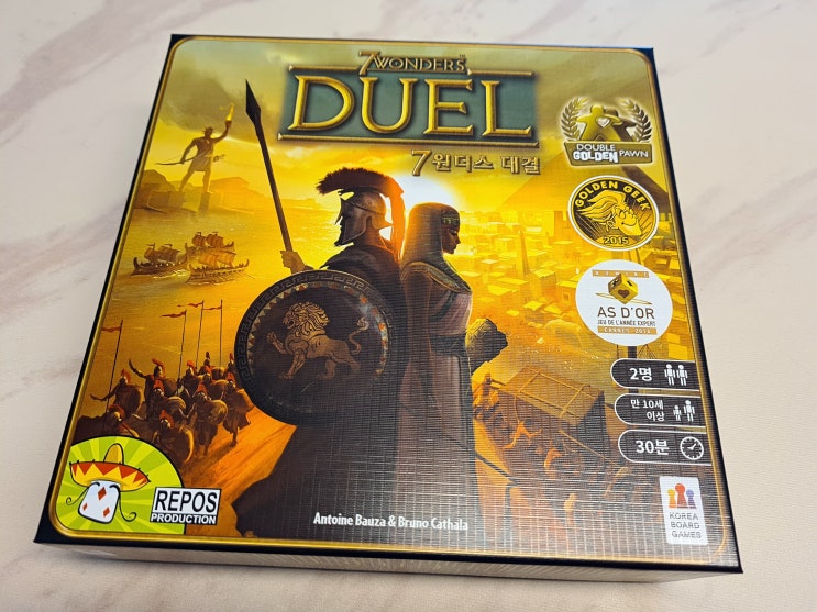  세븐원더스 듀얼 구입 및 플레이소감 / 세븐원더스 대결 (7WONDERS DUEL)