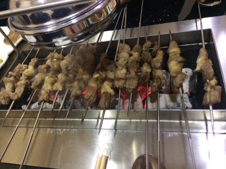  칭다오 여행 1일차 / 지묵고성 / 양꼬치 무한리필 장대박꼬치 / 잔령발안마