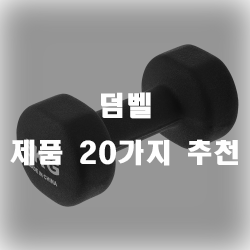  웨이트운동을 좋아하시는 분들에게 추천드리는 덤벨!!