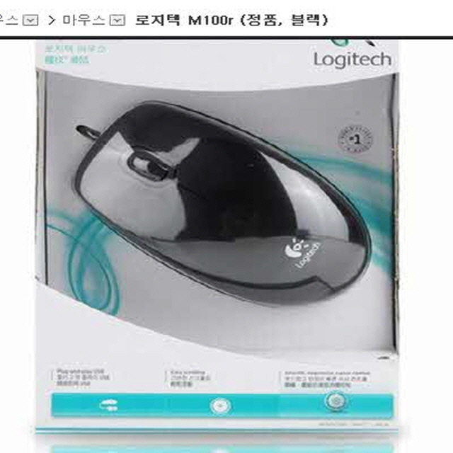  최저가확인  ksw60020 로지텍 M100r 유선 광 wx482 마우스 