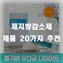  체지방감소제로 체지방 불태워 보세요~