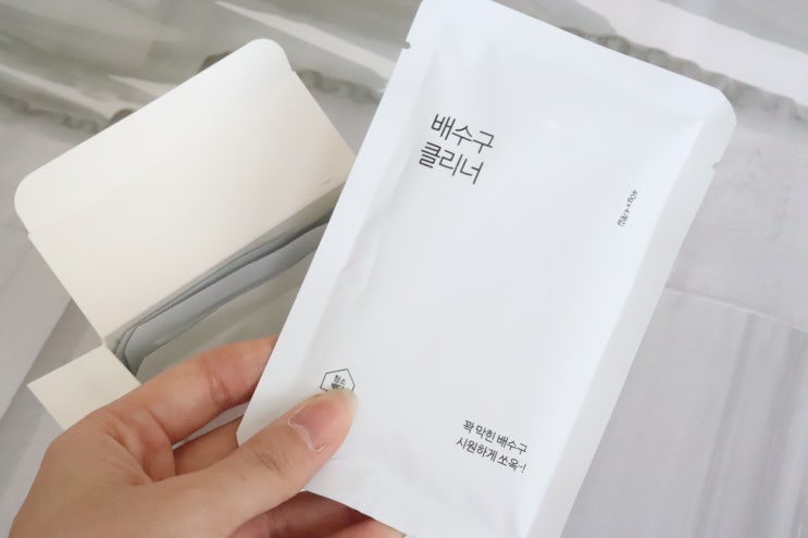싱크대배수구청소 청소백단 배수구클리너 효과짱